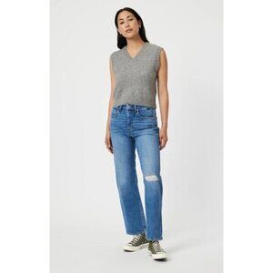 Mavi Barcelona High Rise Wide Leg Jeans Womens 28 Distressed